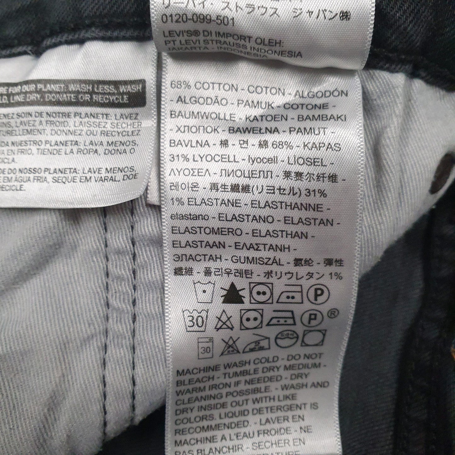 Mens Black Levis   Jeans
