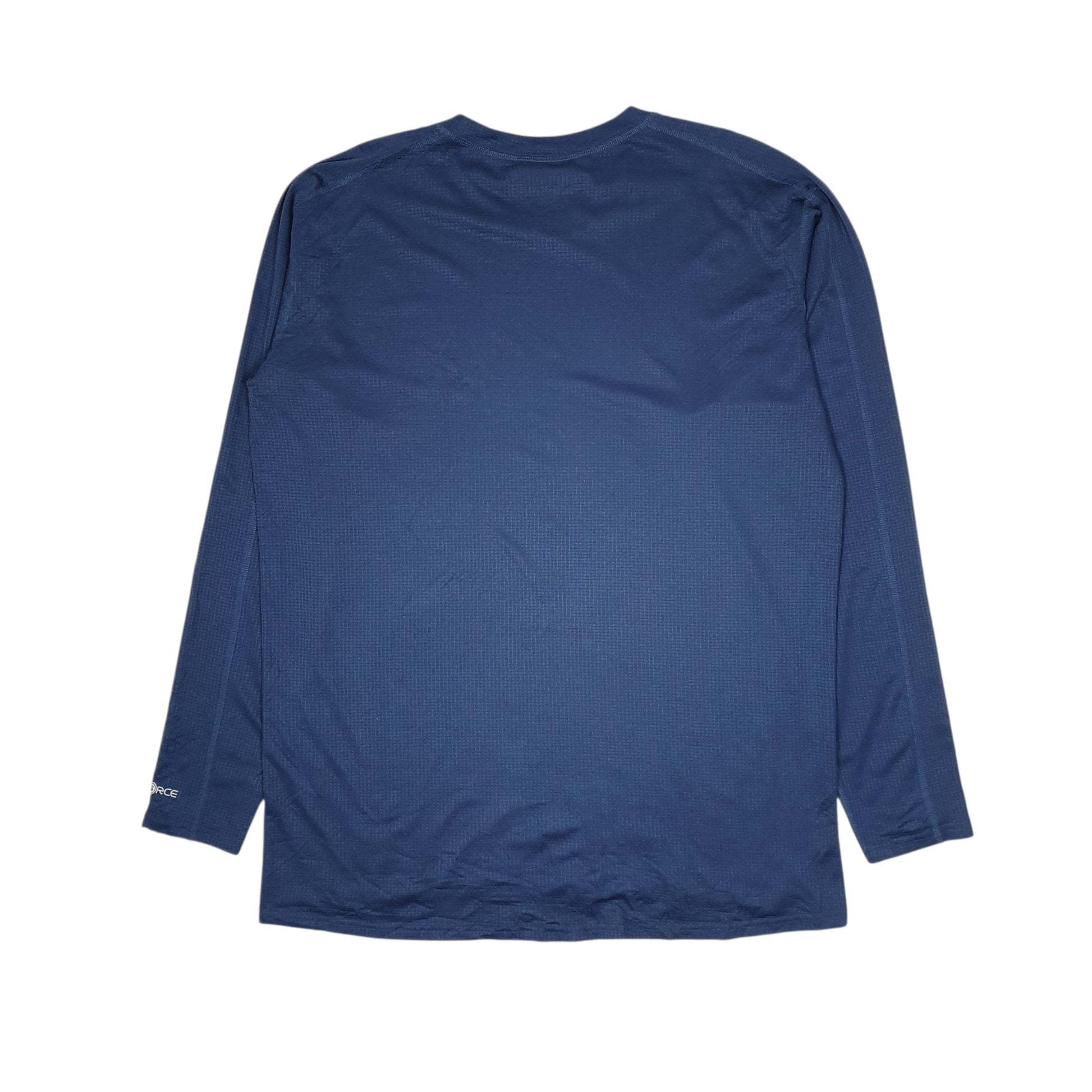Mens Navy Carhartt Force Activewear  T Shirt
