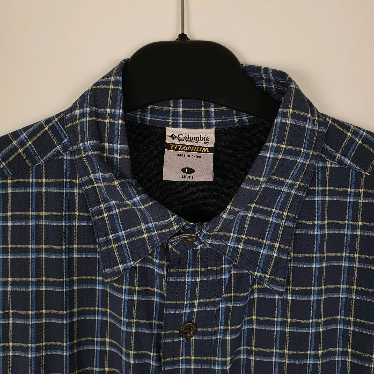 Mens Navy Columbia Sportswear Company Omni Dry  Shirt