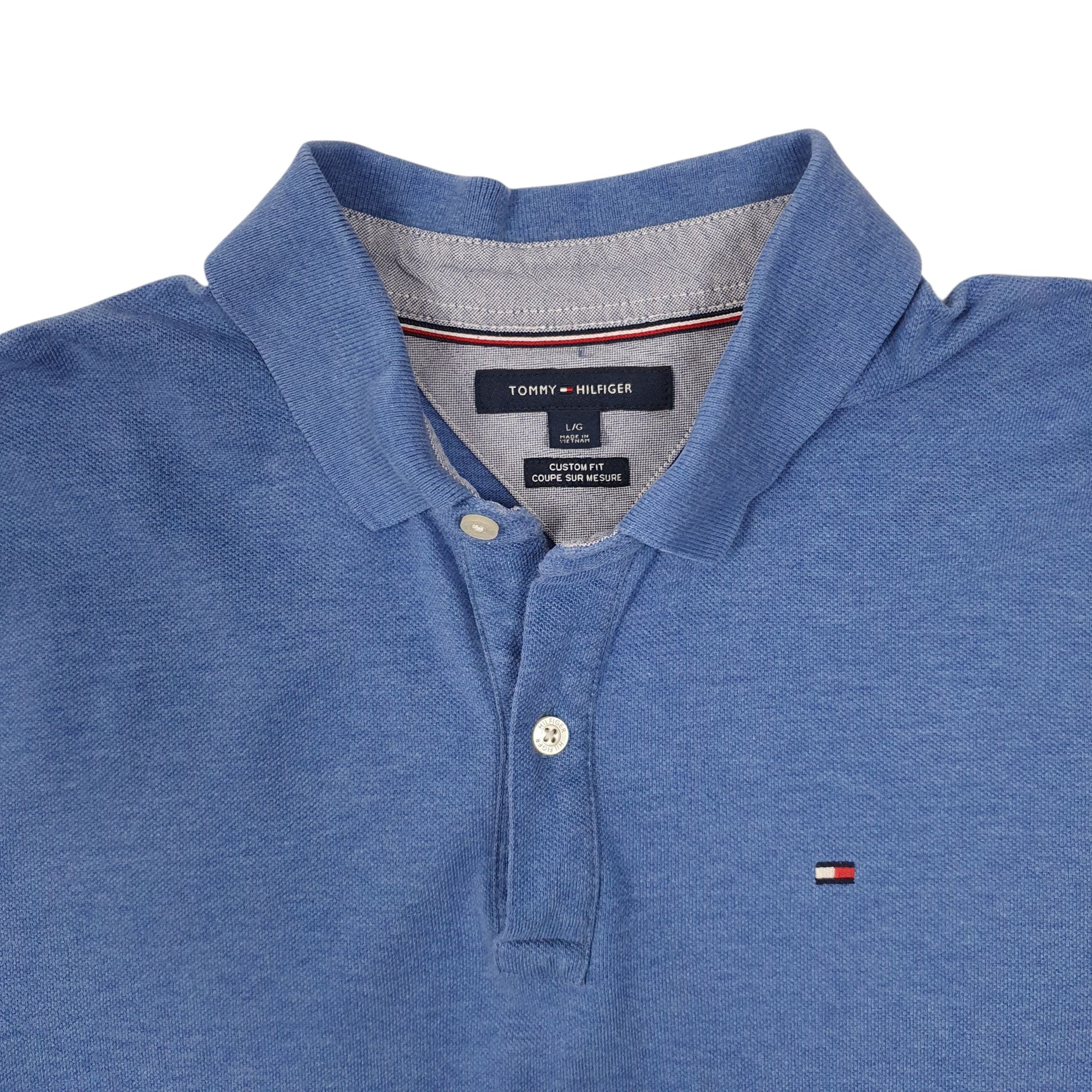 Mens Blue Tommy Hilfiger   Polo Shirt