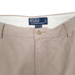 Mens Beige Polo Ralph Lauren Hammond Pant 90s Pleated  Trousers