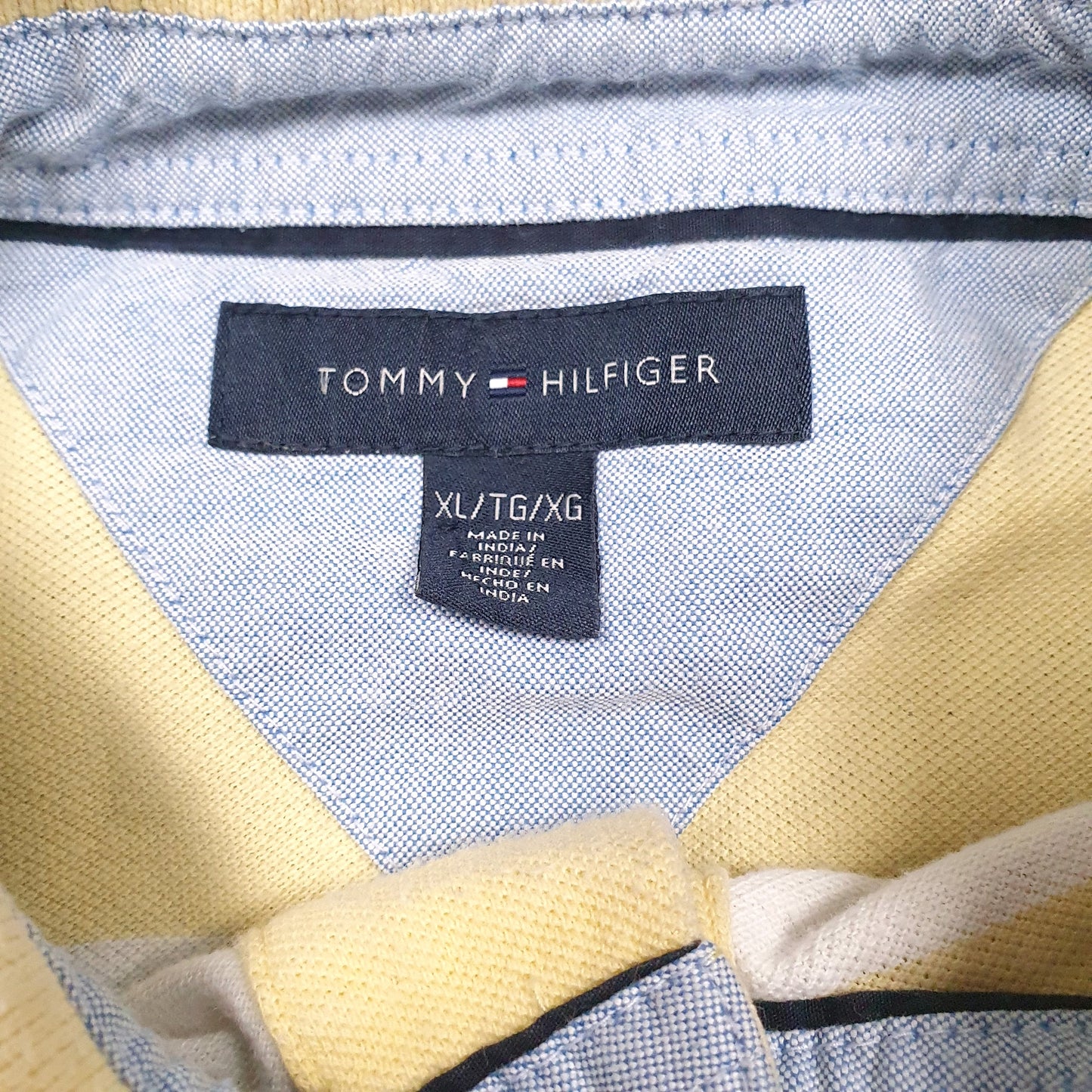 Mens Yellow Tommy Hilfiger   Polo Shirt
