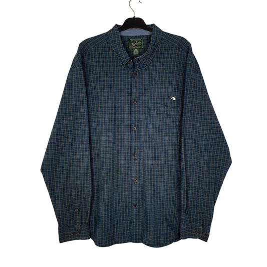 Mens Blue Woolrich  Long Sleeve Shirt