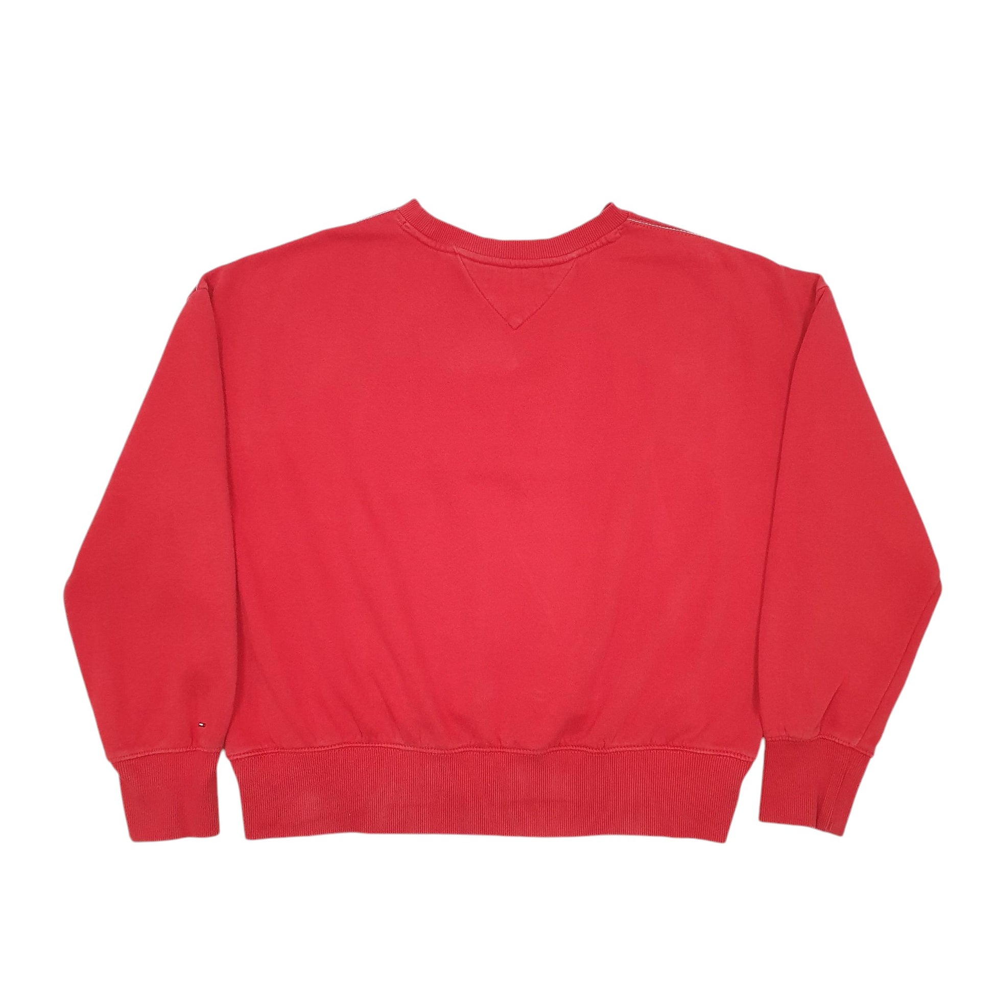 Womens Red Tommy Hilfiger  Crewneck Jumper