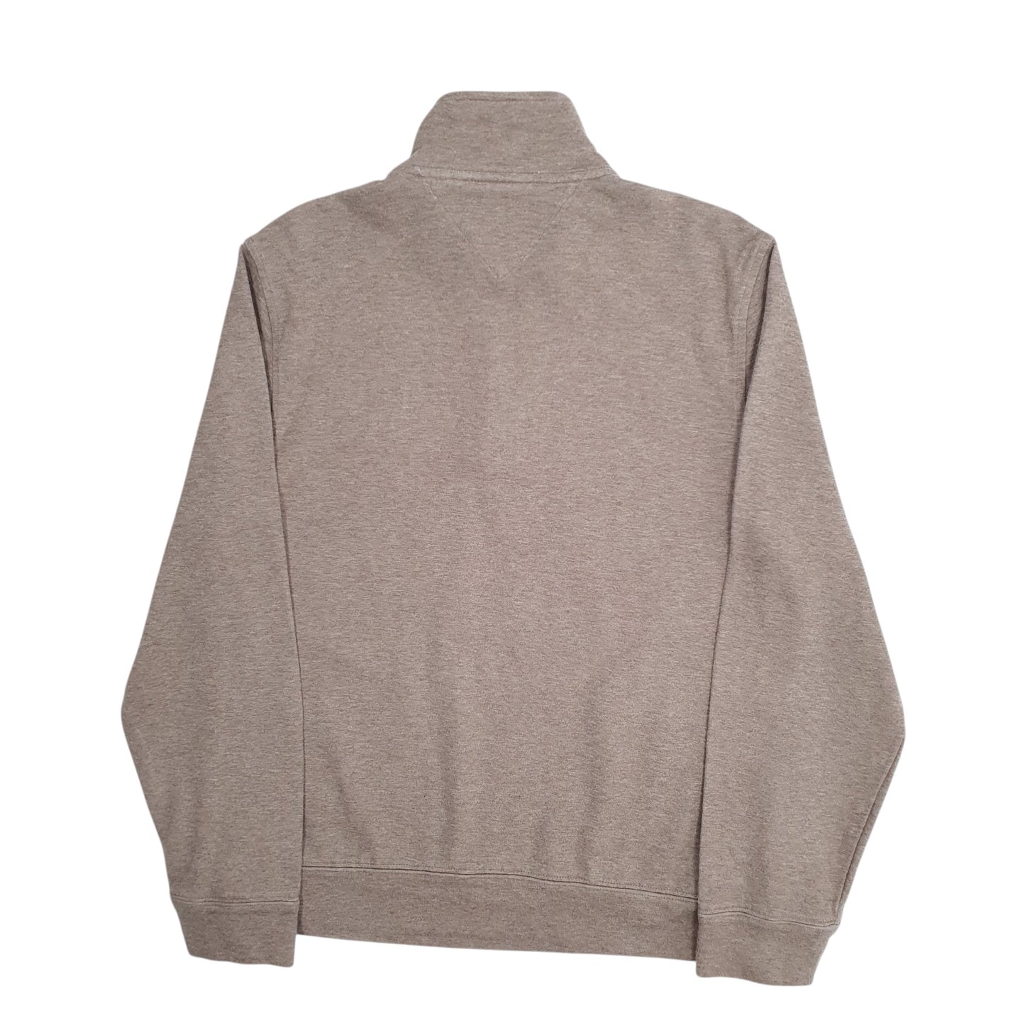 Mens Grey Tommy Hilfiger  Quarter Zip Jumper