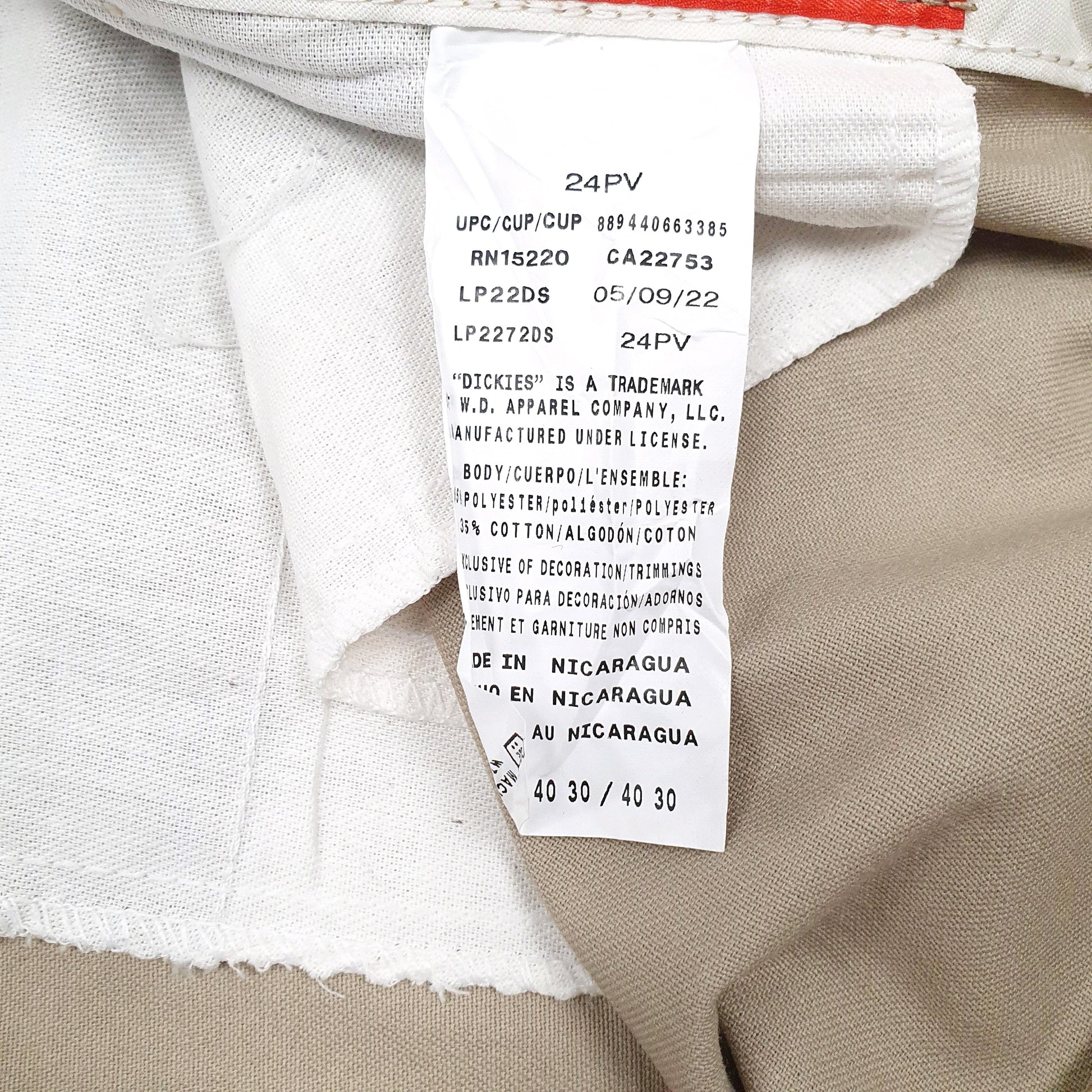 Mens Beige Dickies   Trousers