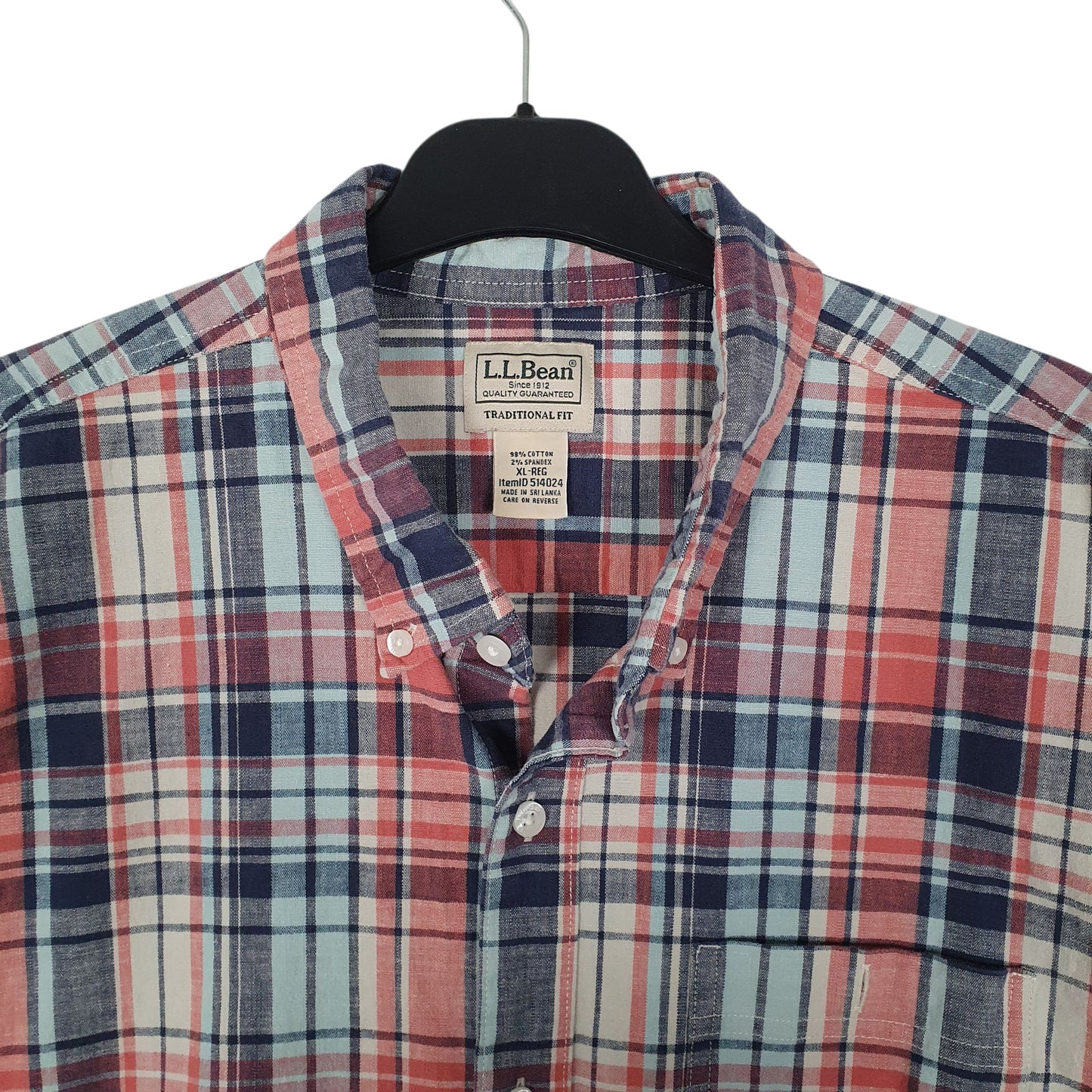 Mens Pink L.L.Bean   Shirt