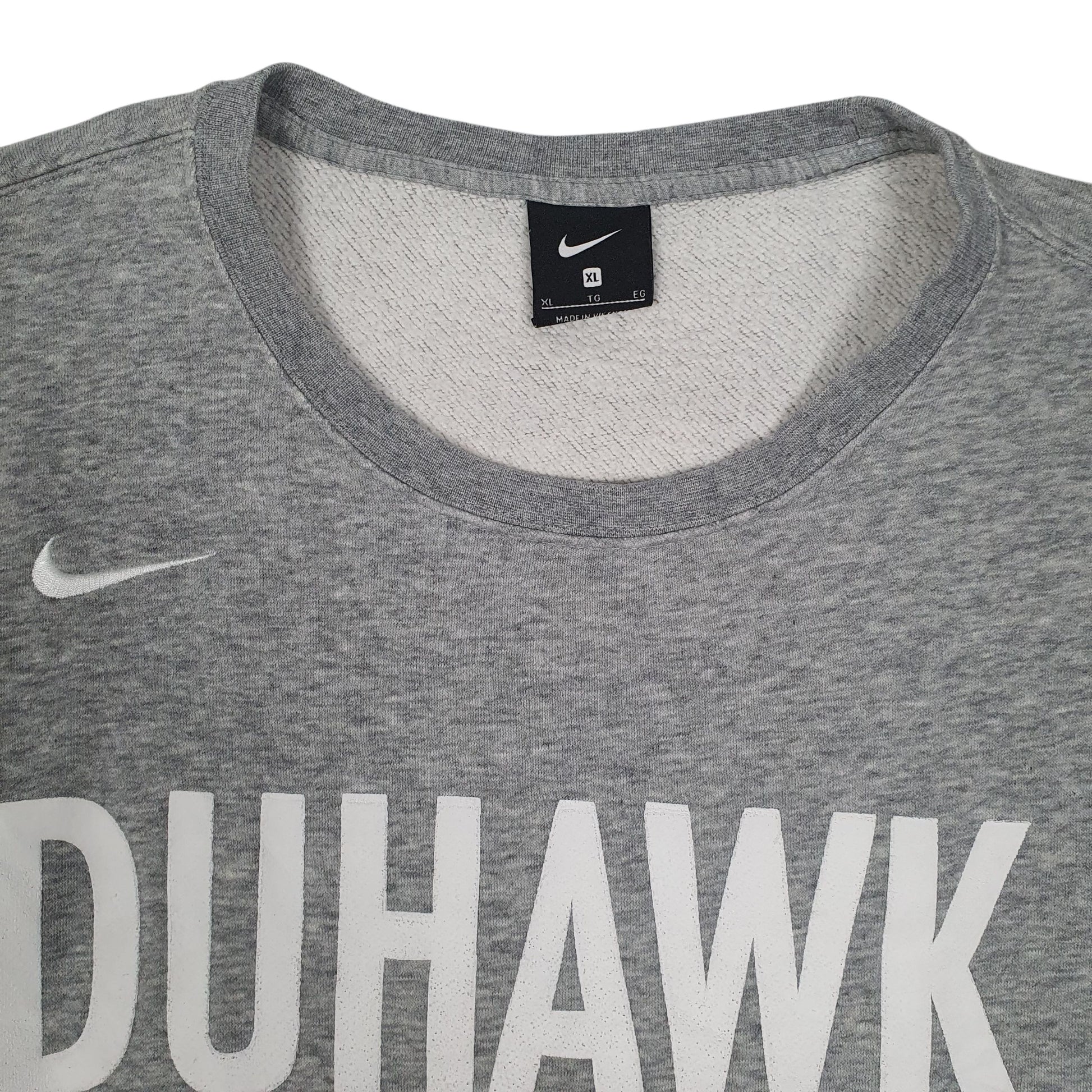 Mens Grey Nike Duhawk Volleyball Crewneck Jumper