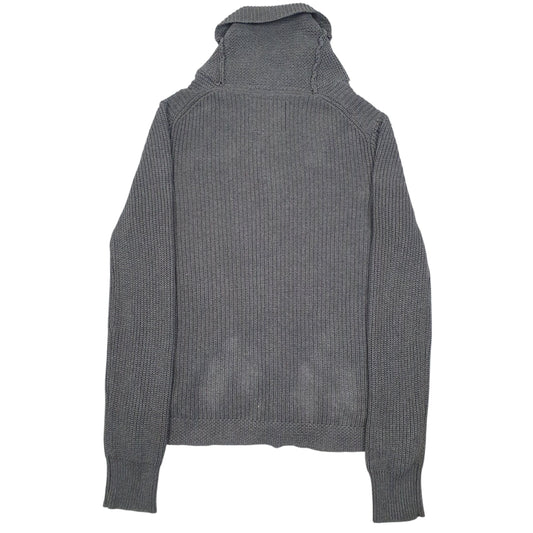 Mens Grey WHO.A.U Knitwear Cardigan Jumper