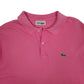 Mens Pink Lacoste   Polo Shirt