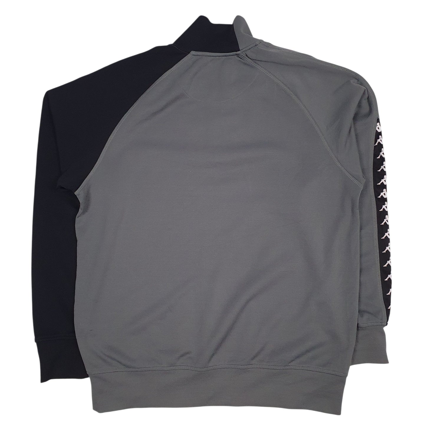 Mens Grey Kappa  Quarter Zip Jumper