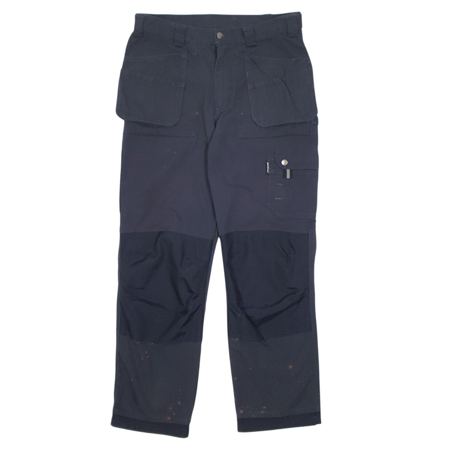 Mens Black Dickies Workwear Carpenter Trousers
