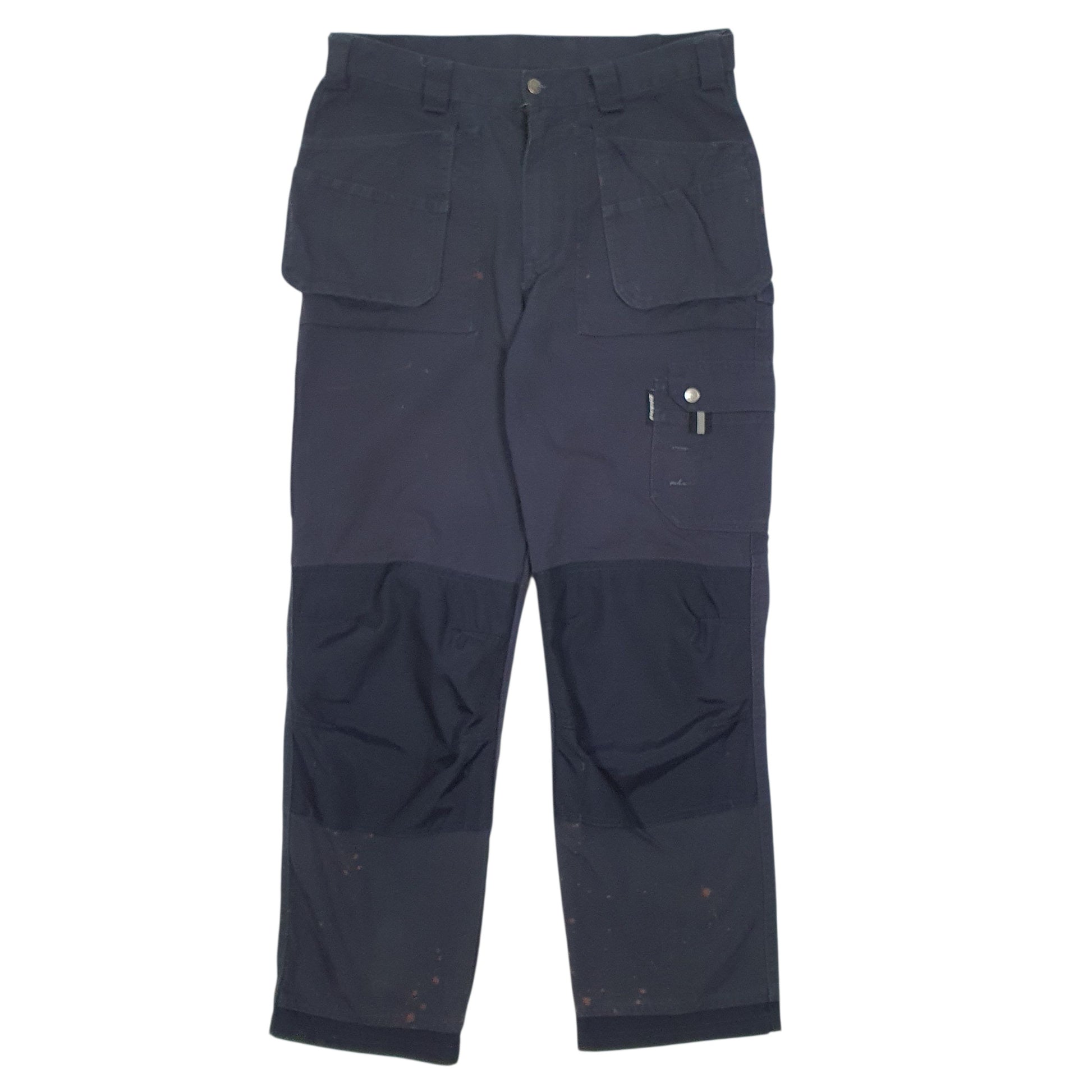 Mens Black Dickies Workwear Carpenter Trousers