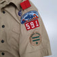Mens Beige Boy Scouts of America Utah Mountains  Shirt
