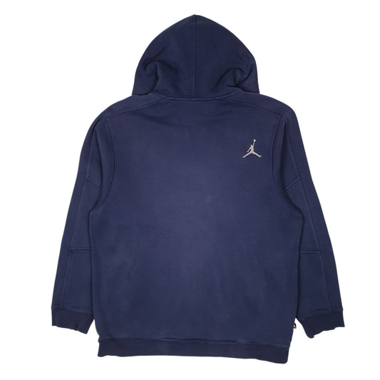 Mens Navy Nike Air Jordan Basketball Hoodie Jumper