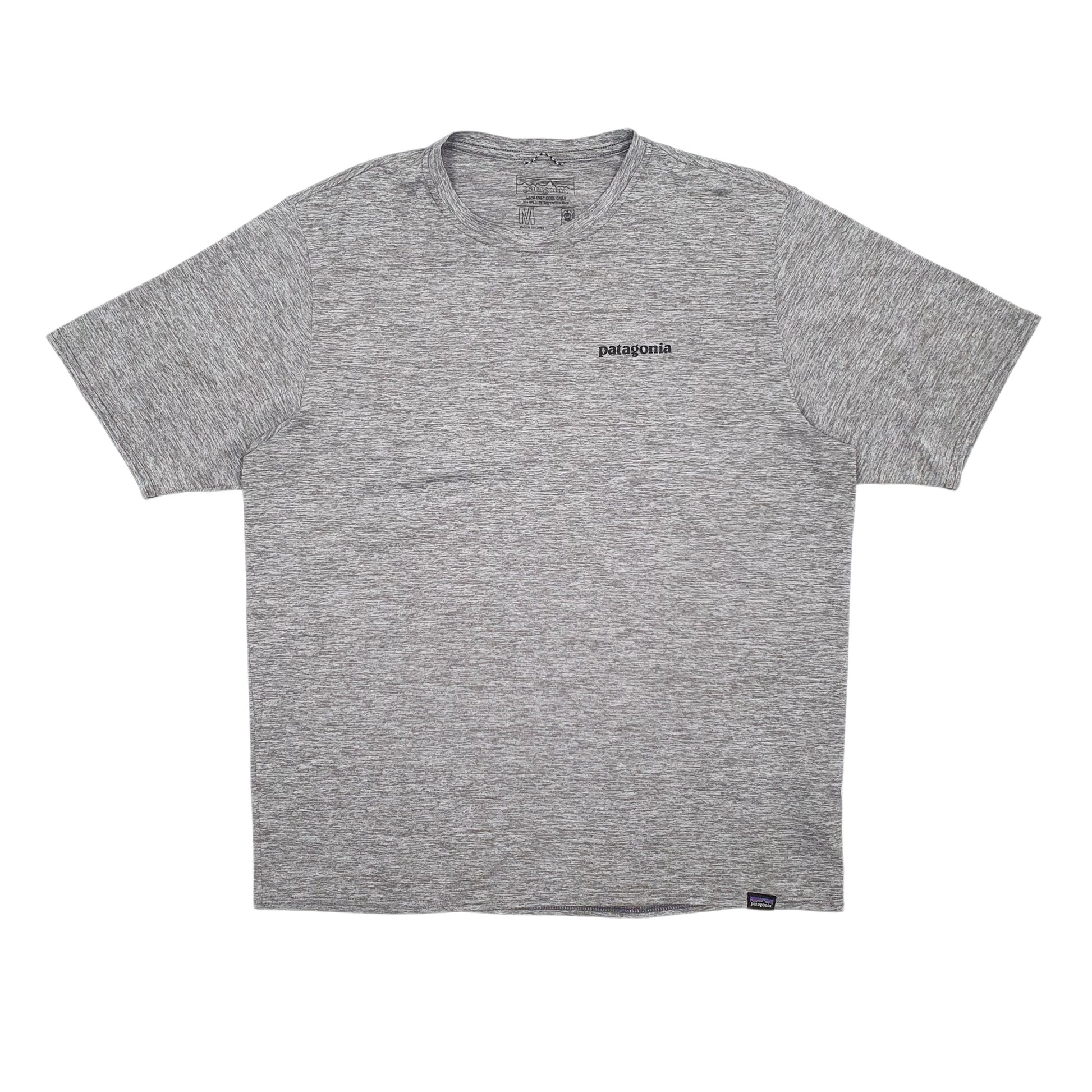 Mens Grey Patagonia Capilene Short Sleeve T Shirt