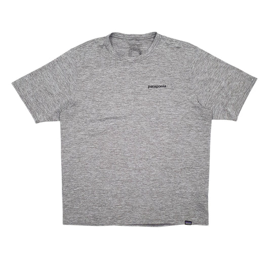 Mens Grey Patagonia Capilene Short Sleeve T Shirt