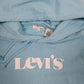 Womens Blue Levis  Hoodie Jumper