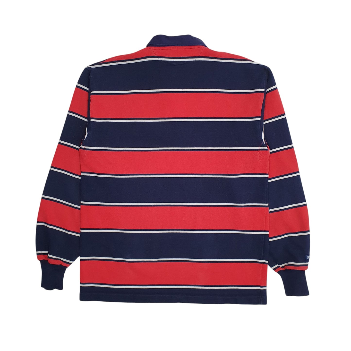 Mens Navy Barbarian Rugby Hoodie Polo Shirt