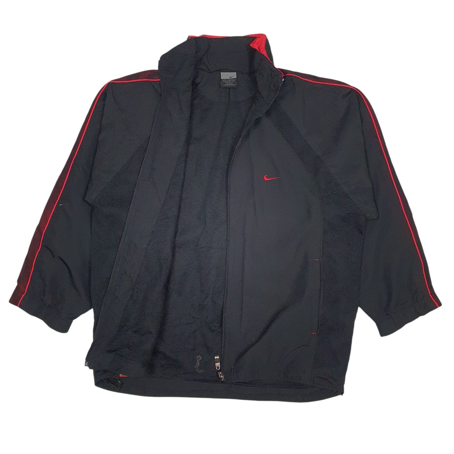 Mens Black Nike Clima Fit Vintage 00s Hoodie Coat