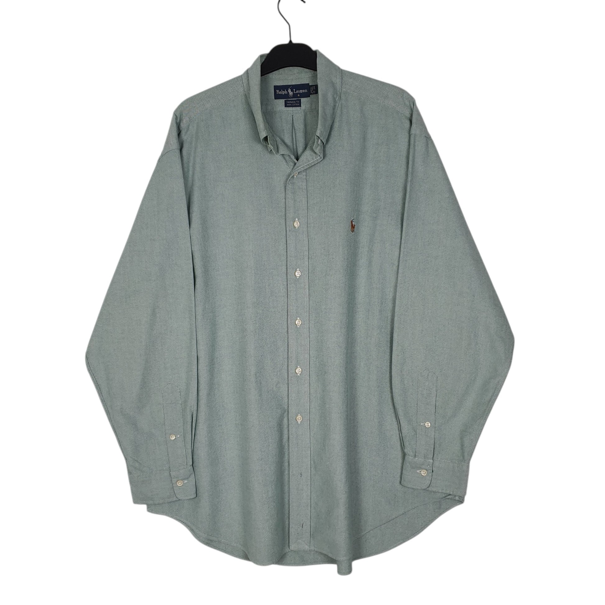 Mens Green Ralph Lauren  Long Sleeve Shirt