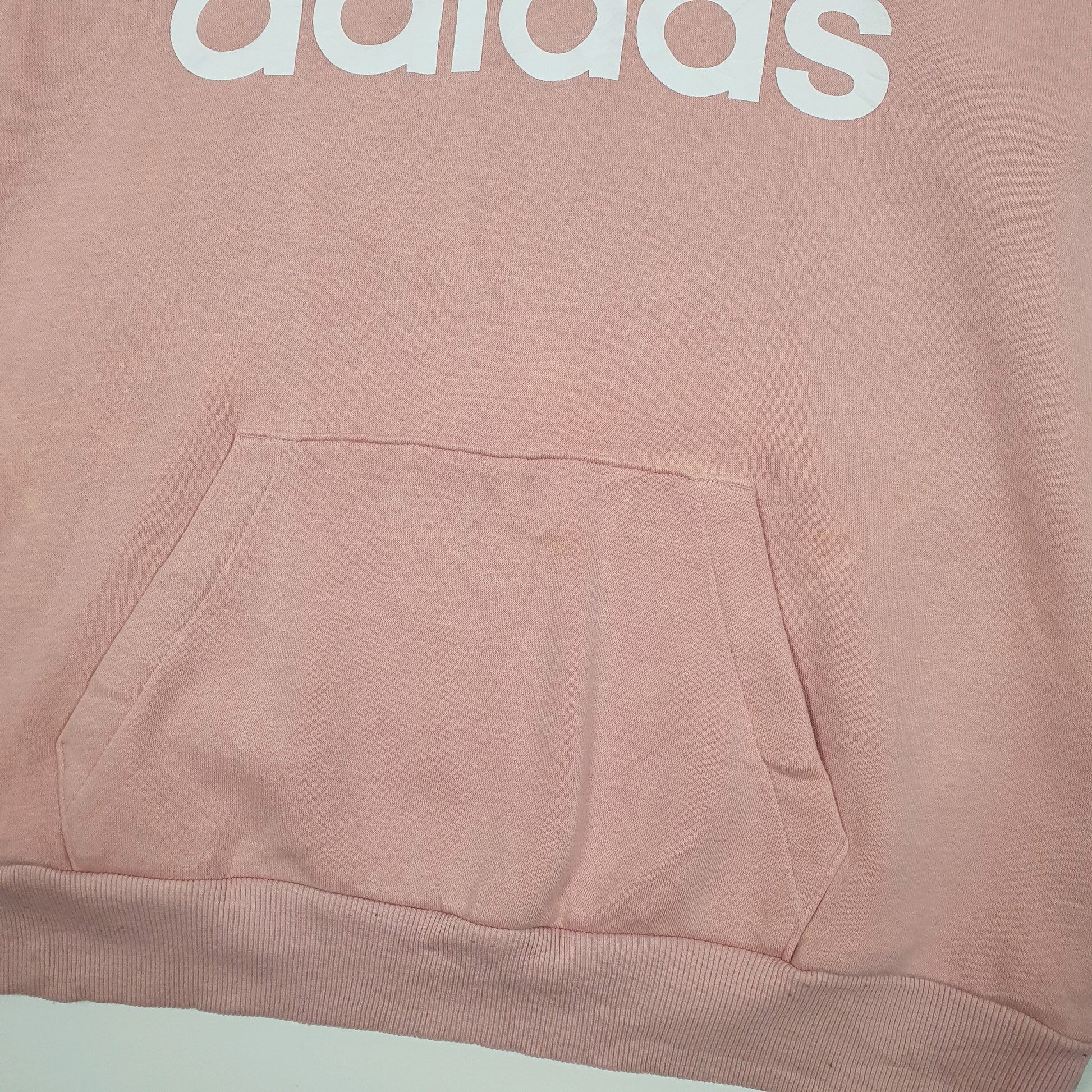 Womens Pink Adidas  Hoodie Jumper