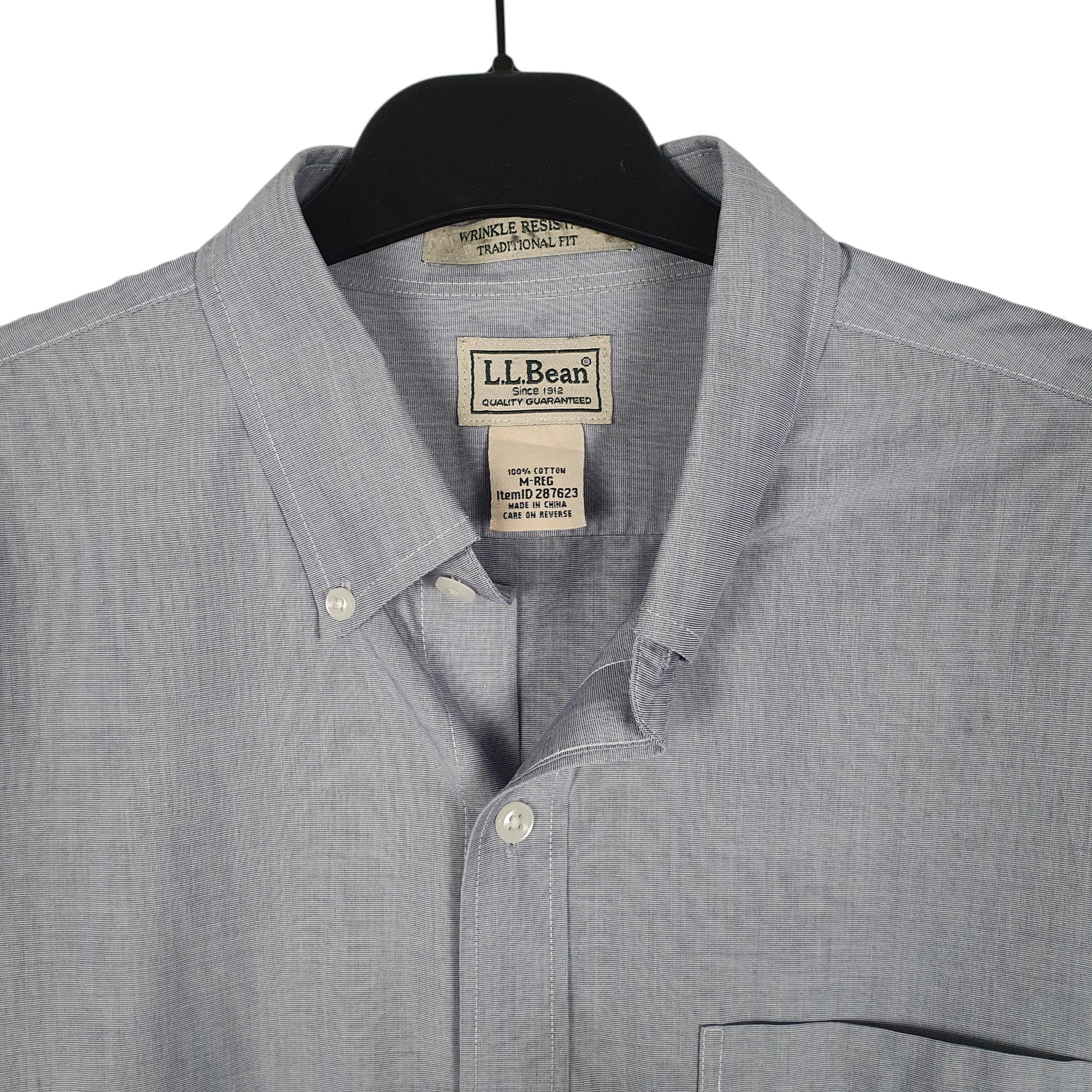 Mens Blue L.L.Bean   Shirt