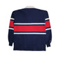 Mens Navy Barbarian Rugby Hoodie Polo Shirt