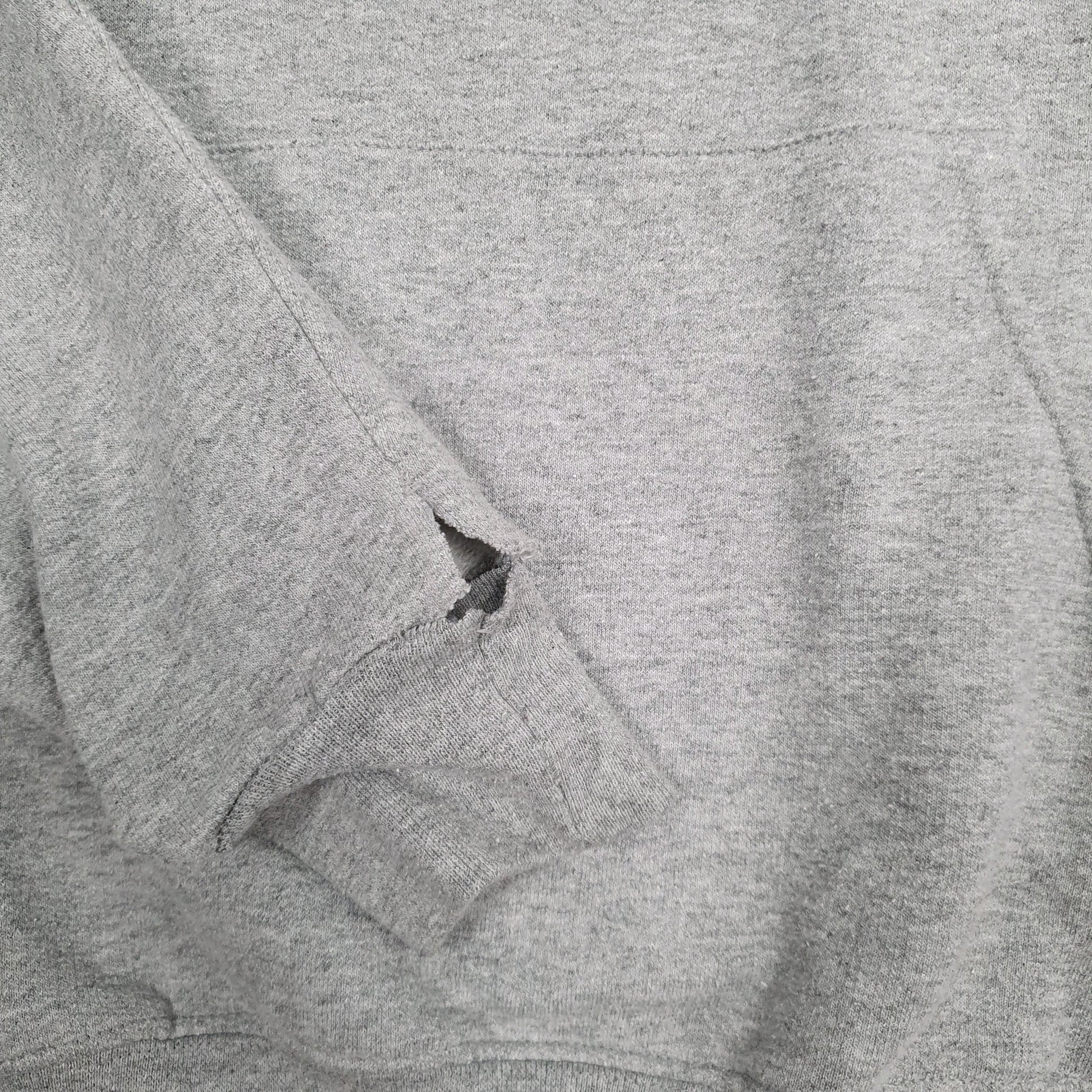 Mens Grey Champion Tennis Hoodie Jumper