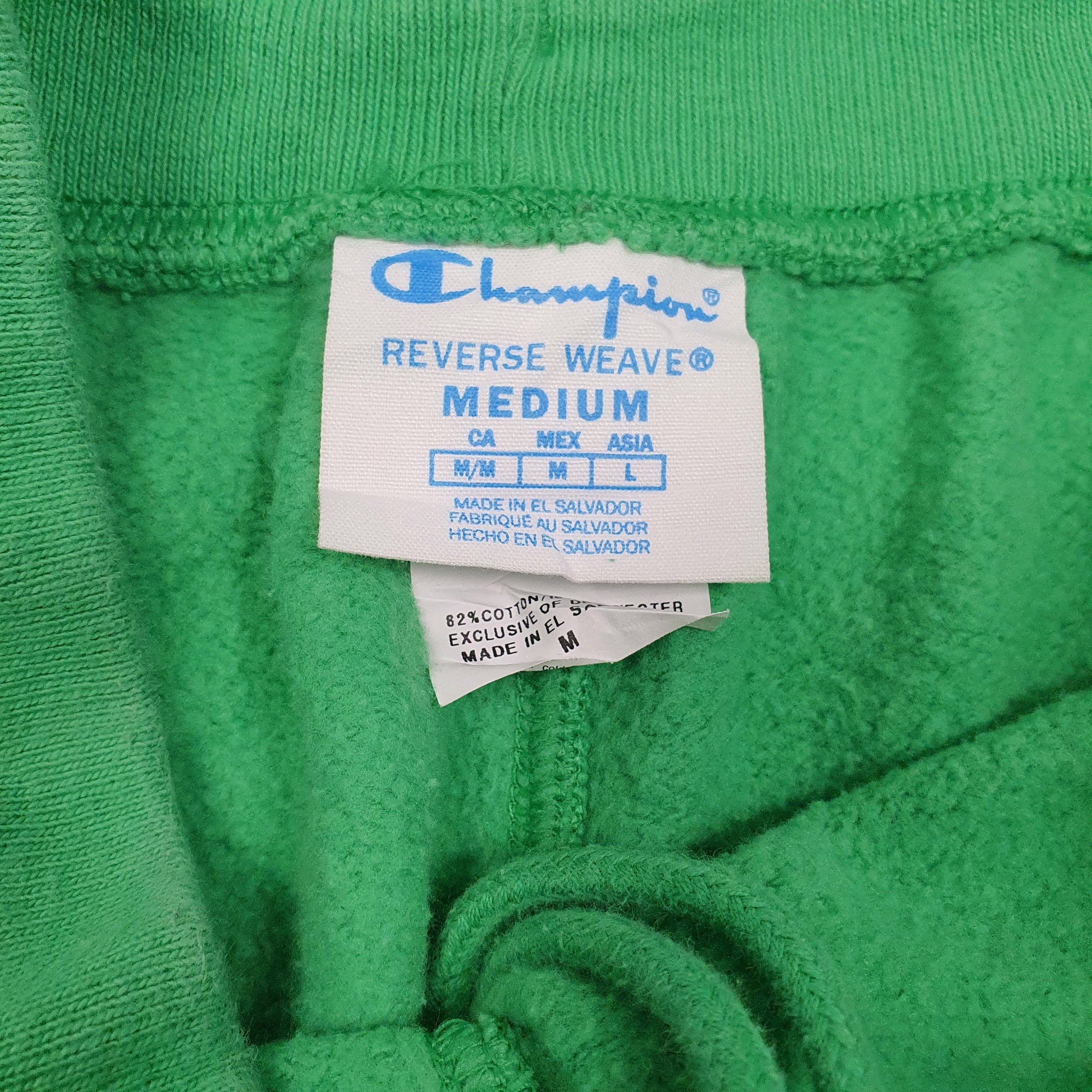 Mens Green Champion Reverse Weave  Trousers