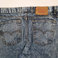 Mens Blue Levis Acid Wash Vintage 00s Tapered  Jeans