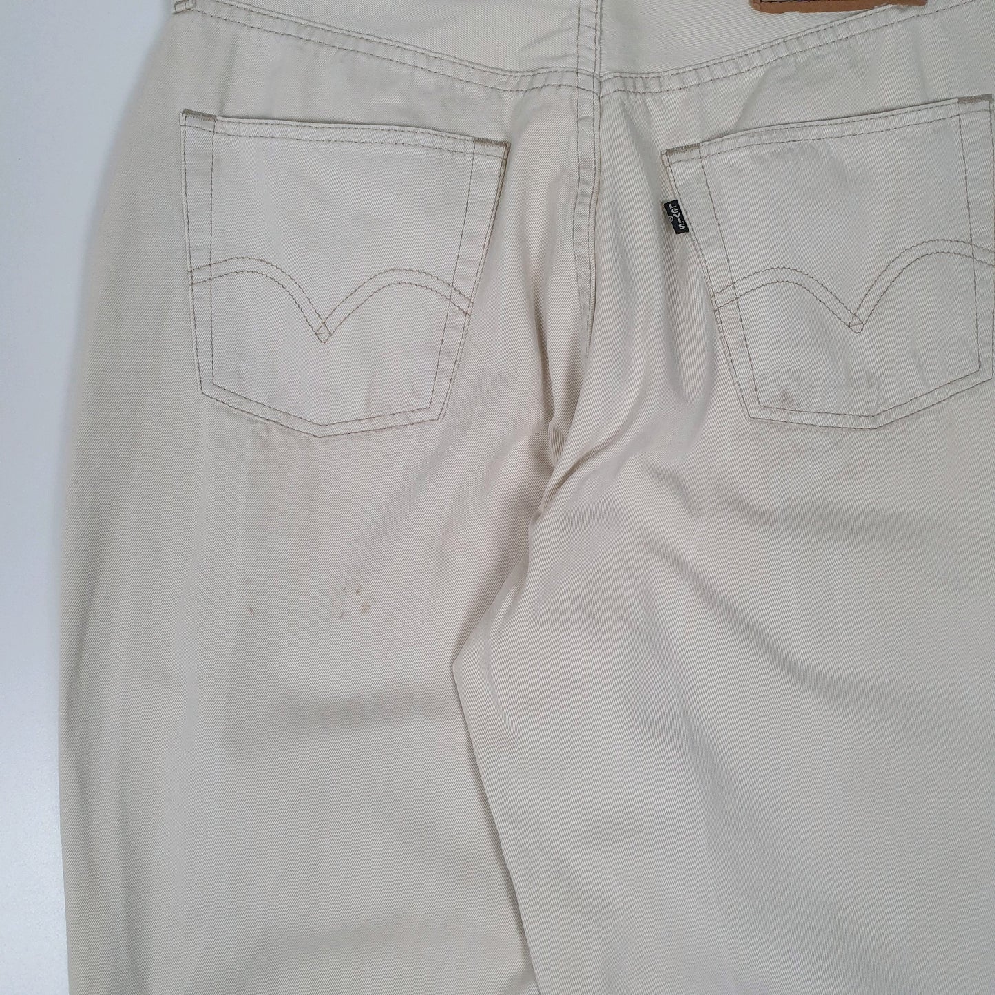 Mens Cream Levis Vintage 90s  Jeans