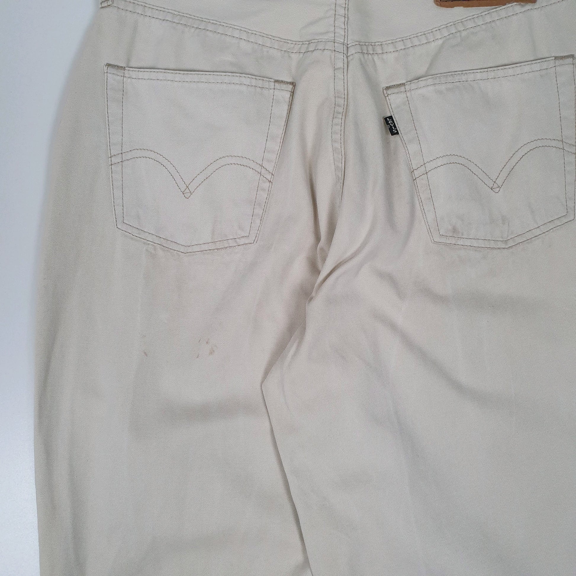 Mens Cream Levis Vintage 90s  Jeans