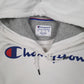 Mens White Champion  Hoodie Jumper