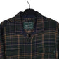 Mens Green Woolrich Thick Flannel Shacket Jacket  Shirt