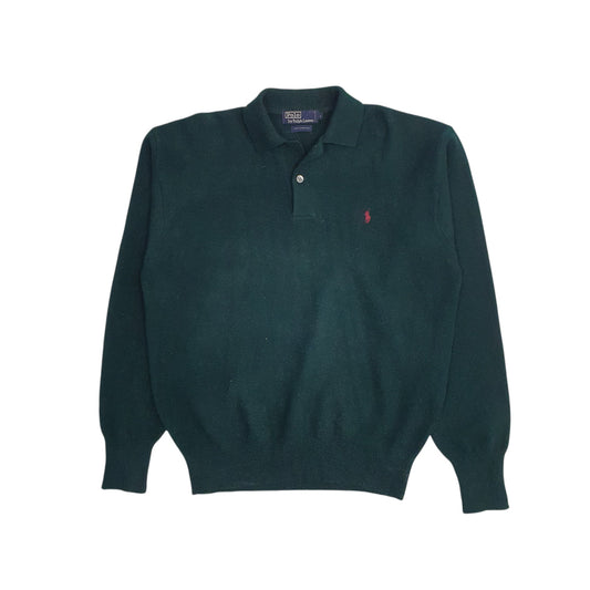 Mens Green Polo Ralph Lauren Polo Shirt Crewneck Jumper
