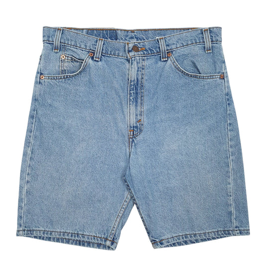 Mens Blue Levis 90s Made In USA Orange Tab Denim Shorts