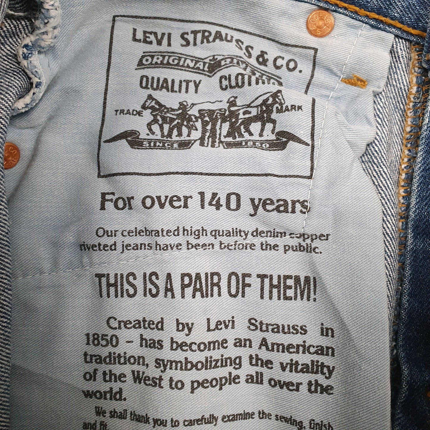 Mens Blue Levis Vintage 90s  Jeans