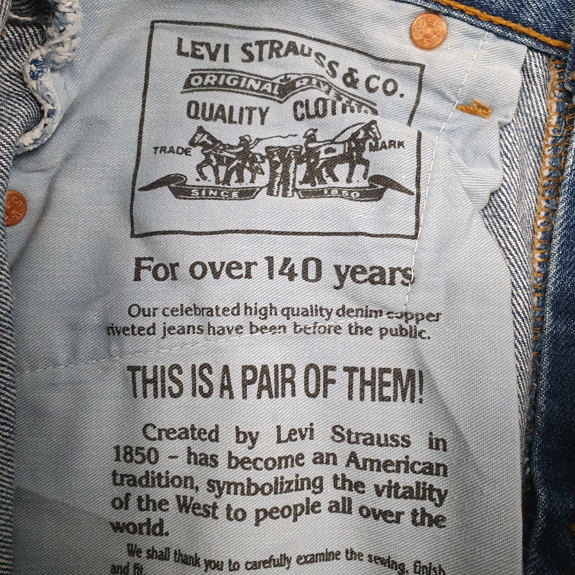 Mens Blue Levis Vintage 90s  Jeans