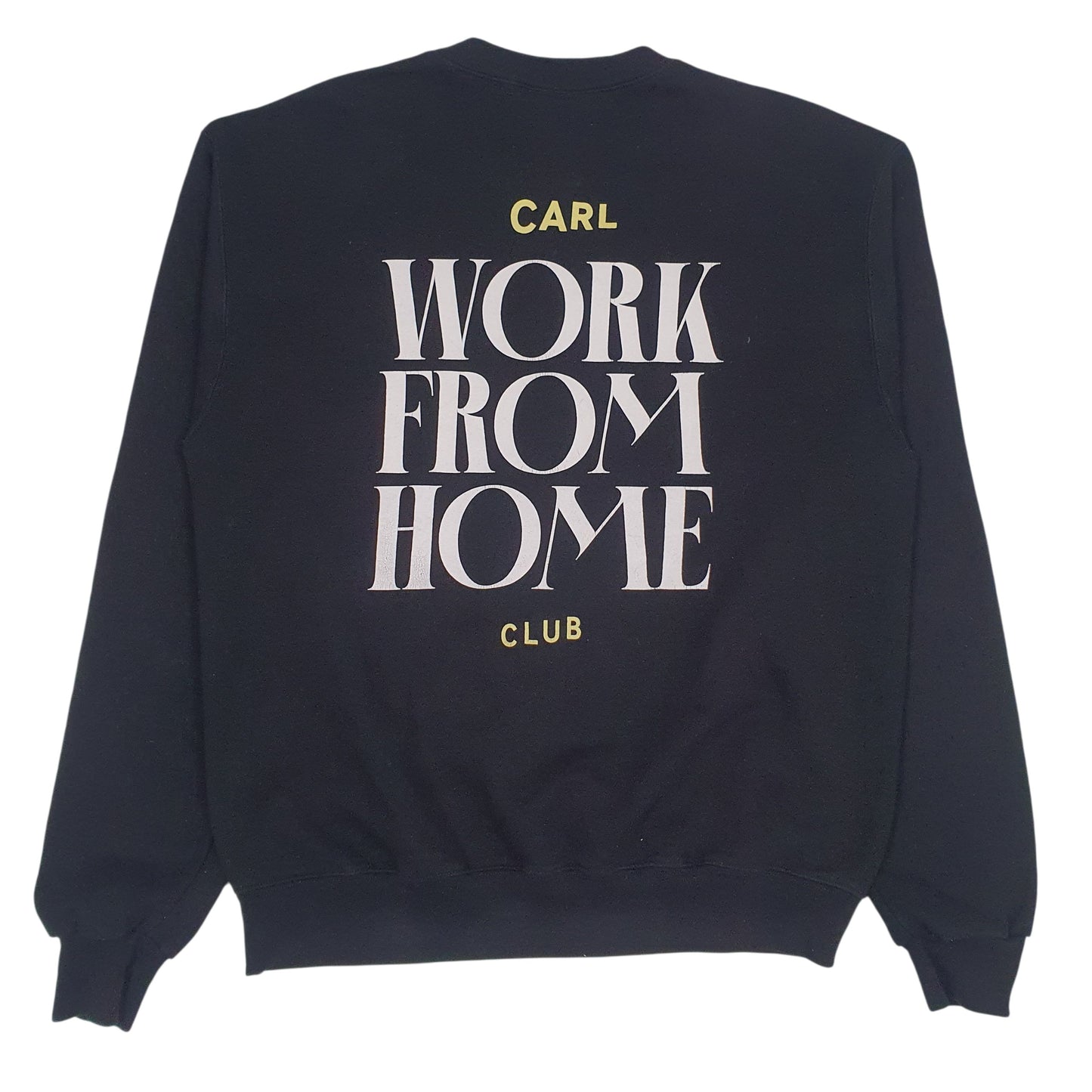 Mens Black Champion  Crewneck Jumper