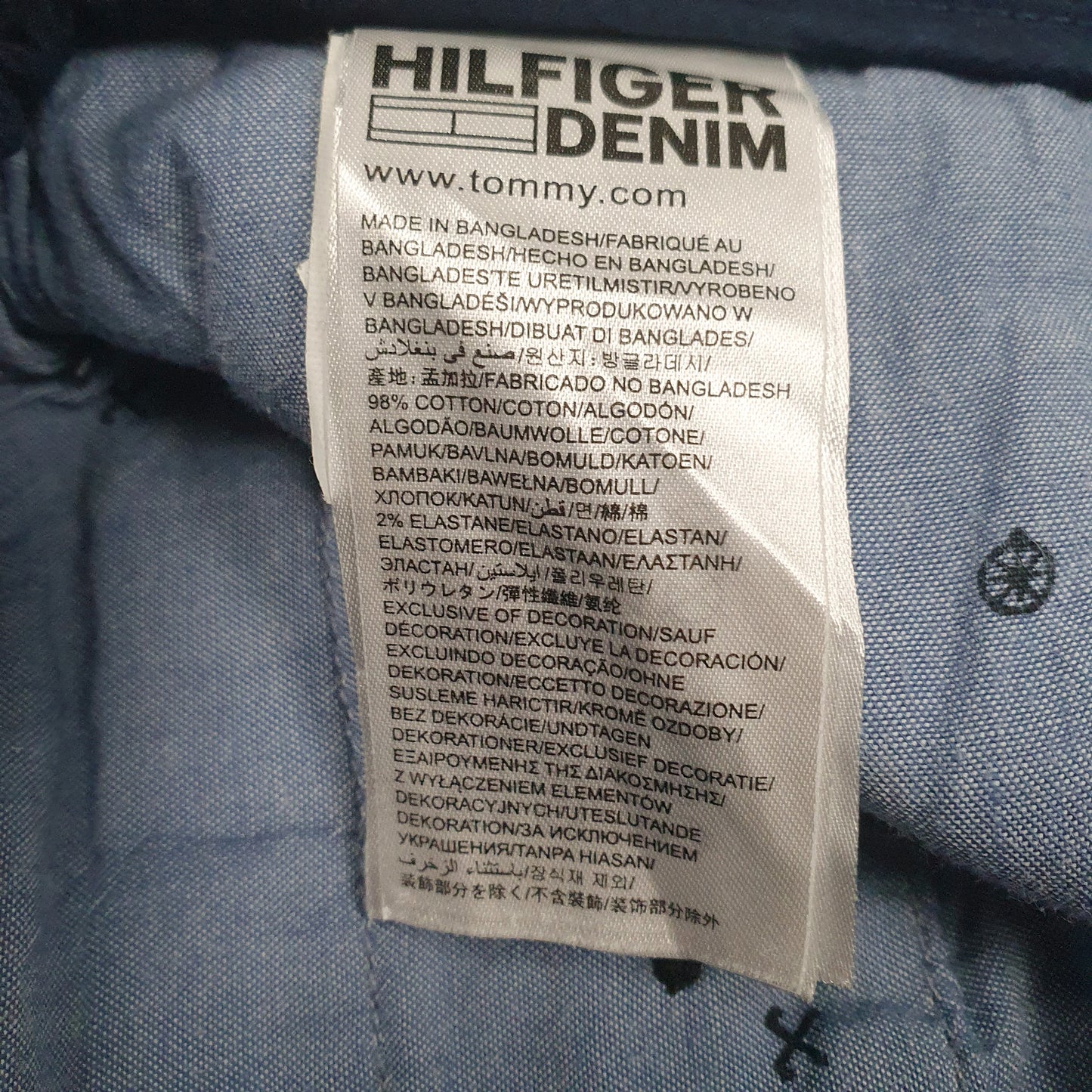 Mens Navy Tommy Hilfiger   Trousers