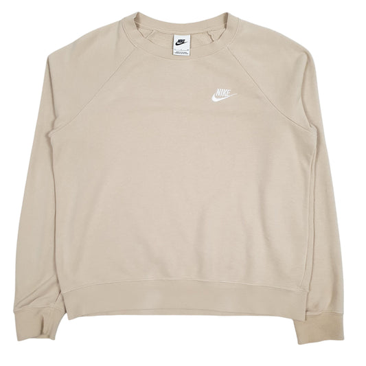 Mens Beige Nike  Crewneck Jumper