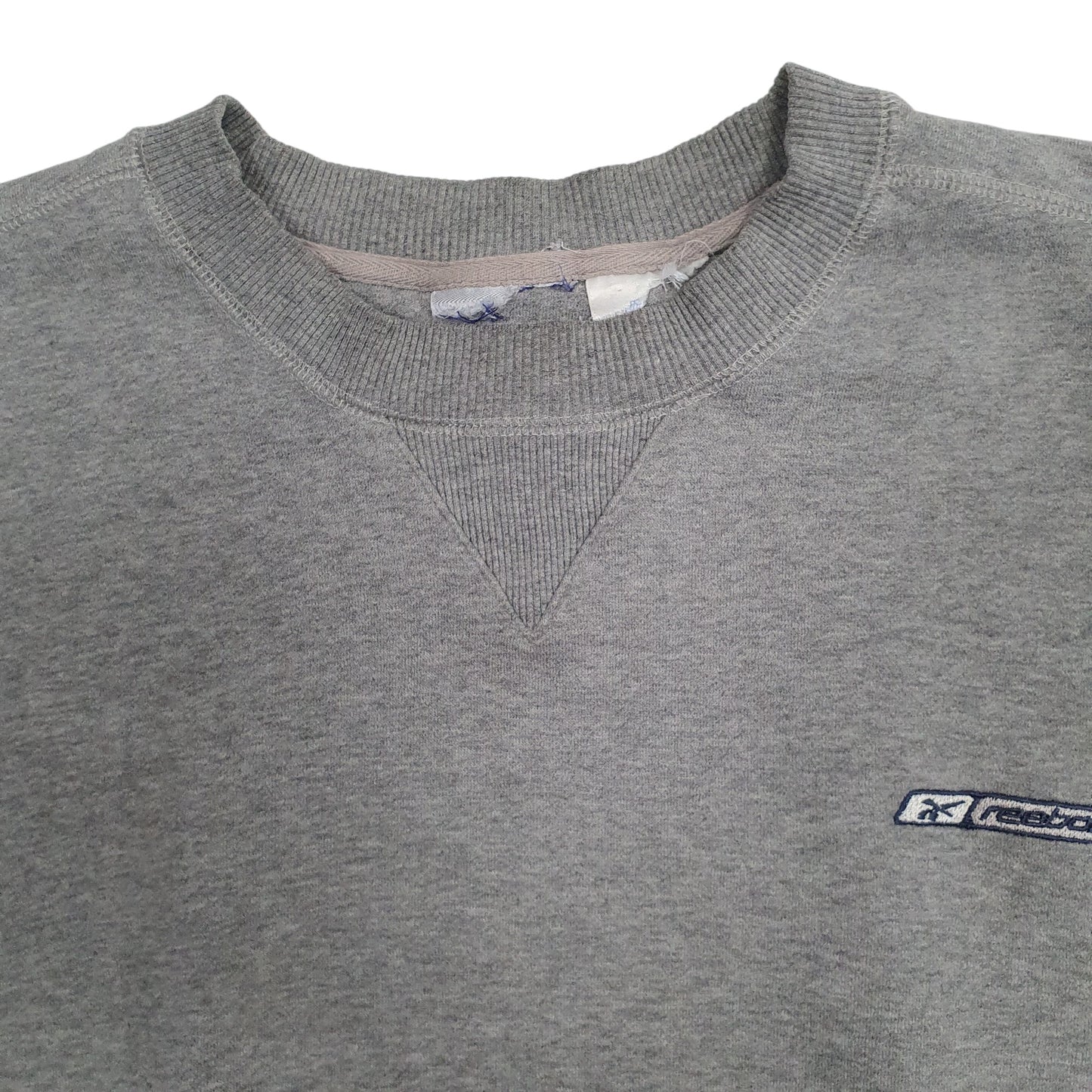 Mens Grey Reebok  Crewneck Jumper