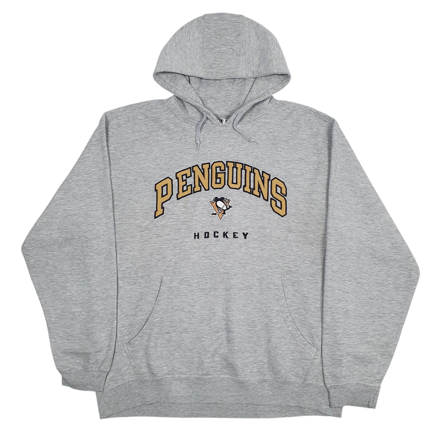 Mens Grey NHL Pittsburgh Penguins Hoodie Jumper