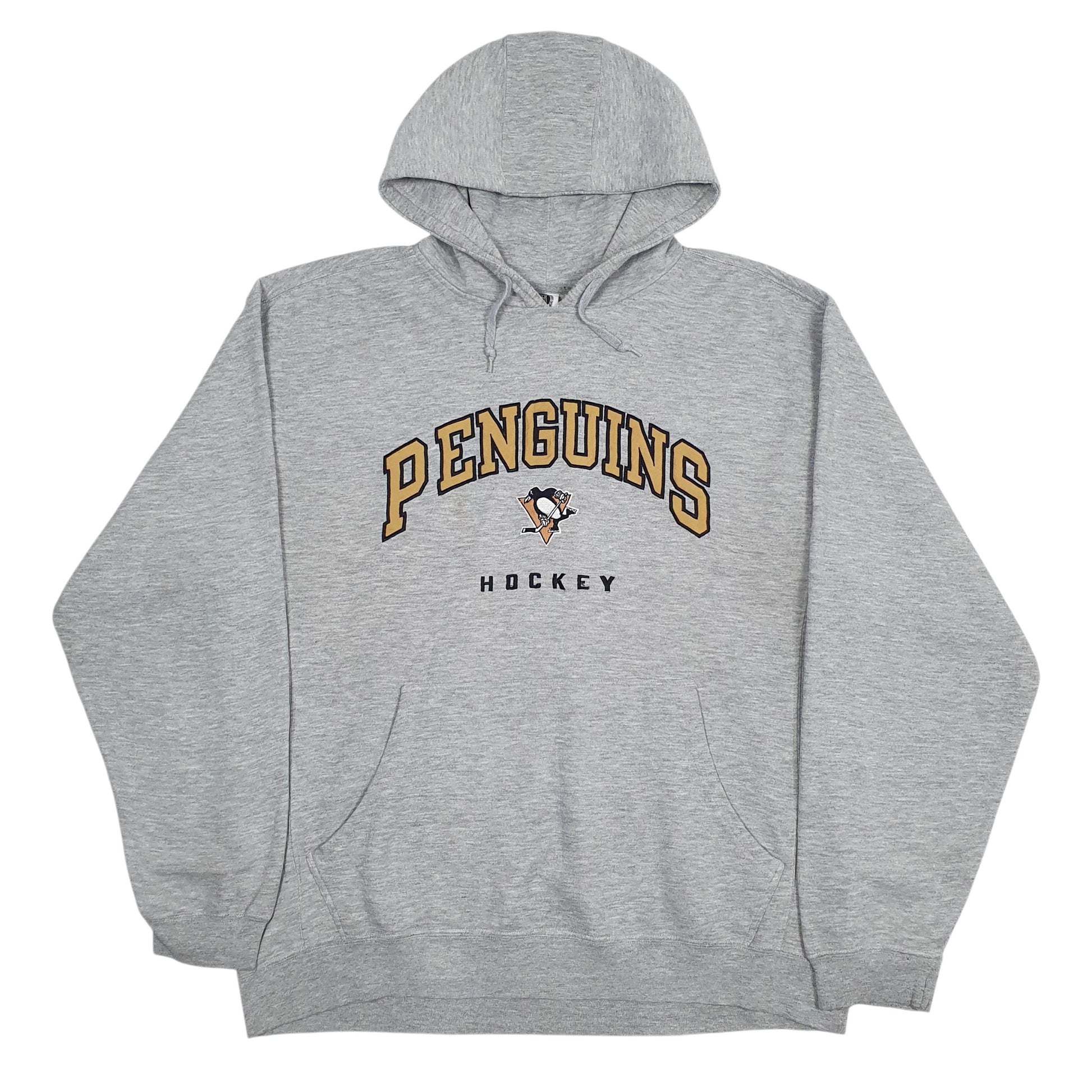 Mens Grey NHL Pittsburgh Penguins Hoodie Jumper