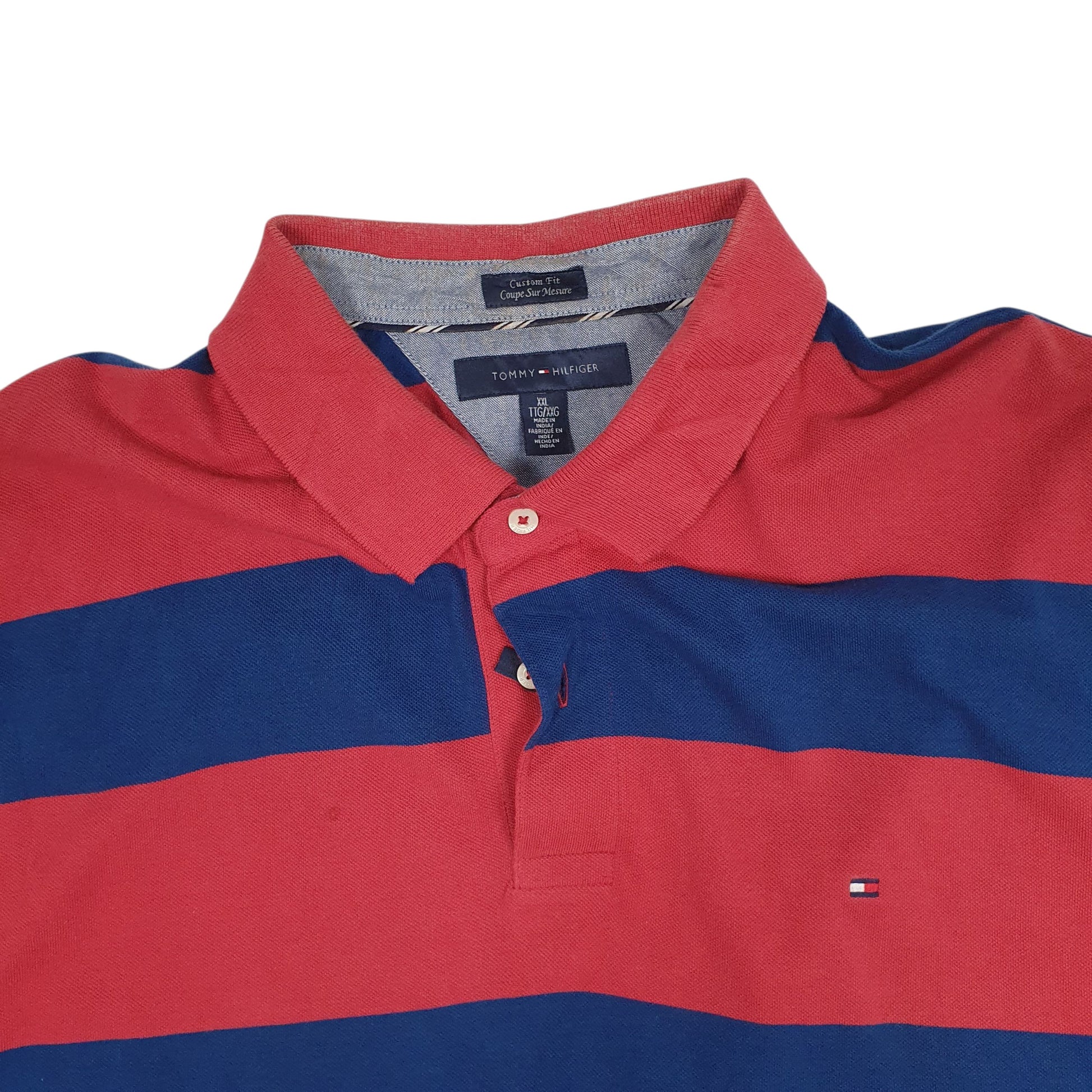 Mens Red Tommy Hilfiger   Polo Shirt