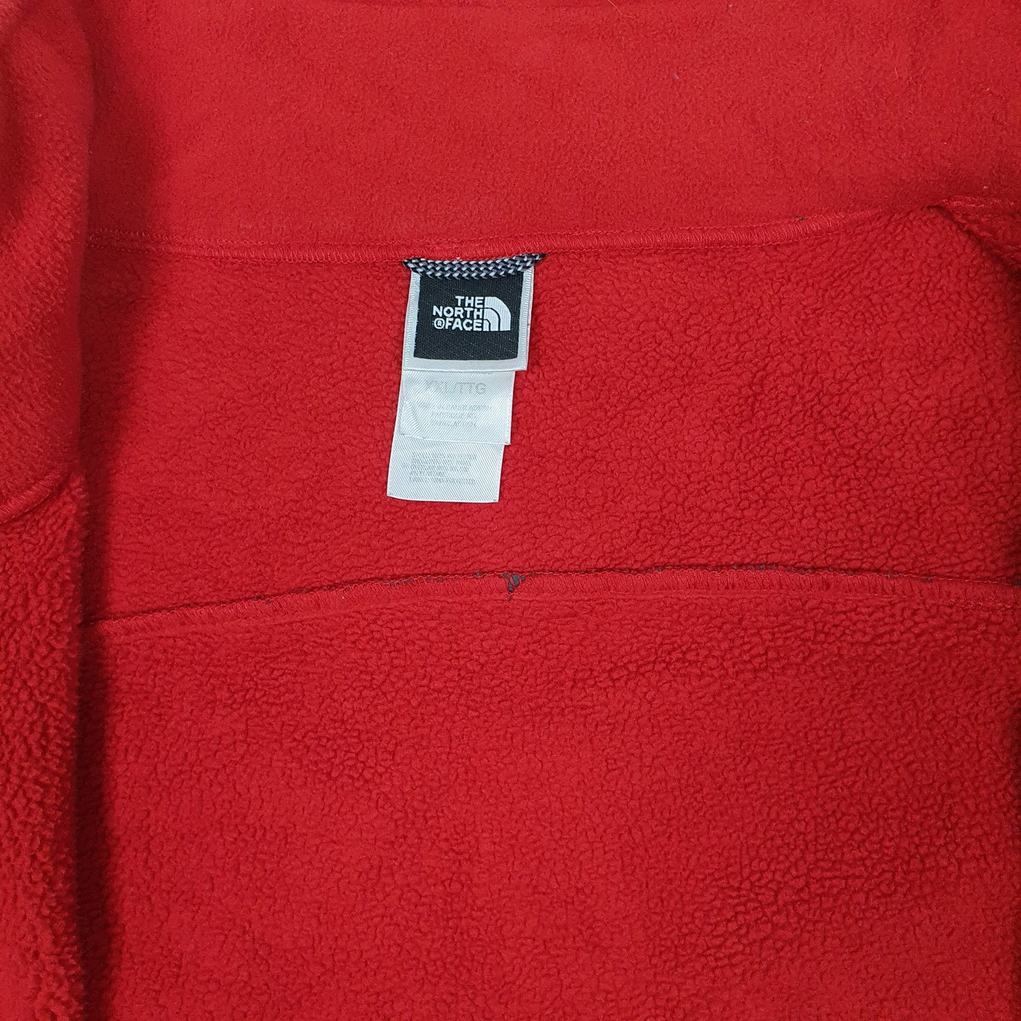 Mens Red The North Face  Full Zip Jumper
