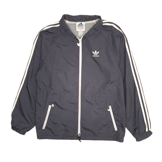 Mens Black Adidas Vintage 90s  Coat