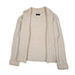 Womens Cream Burberry Cable Knit Full Zip Jumper