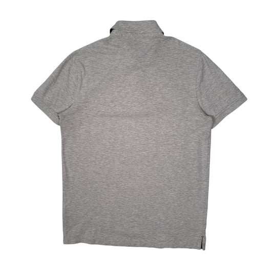 Mens Grey Tommy Hilfiger Slim Fit  Polo Shirt